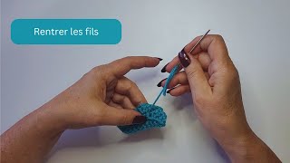 Comment bien rentrer les fils au crochet [upl. by Berky920]