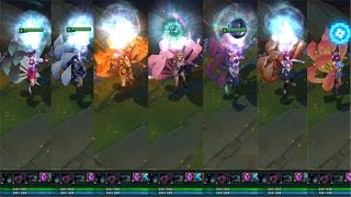 아리 10주년 기념 태극 크로마 비주얼 업데이트 Ahri versary Chromas 2023 ASU [upl. by Kreiker]