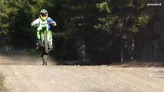 Kawasaki KX500 Power Wheelies [upl. by Isabel15]