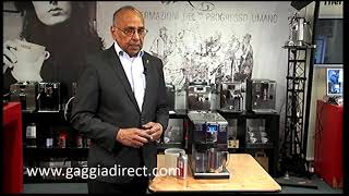 Descaling a Gaggia Anima Prestige Coffee Machine  Gaggia Caffe TV [upl. by Ahtel]