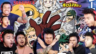 MY HERO ACADEMIA BEST MOMENTS REACTION  SEASON 4   ft IVORY [upl. by Carlene]