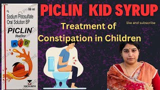 Treatment of constipation in children Piclin kid syrup helps you empty your bowels [upl. by Dirgis597]