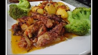 Pulpo Horneado fácil y delicioso [upl. by Naval]