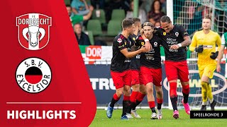 Samenvatting FC Dordrecht  Excelsior 11092020 [upl. by Yeliah453]