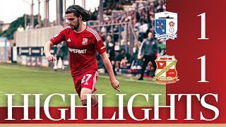 Extended Highlights Barrow vs Swindon Town [upl. by Oizirbaf]