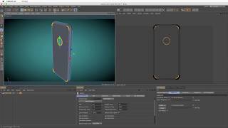 UV Unwrapping Curved parts of a 3D model in Cinema 4D [upl. by Ilatfan965]