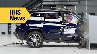 Passengerside tests of midsize SUVs reveal some major flaws  IIHS News [upl. by Adnot349]