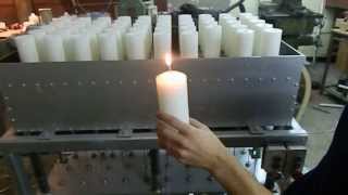 Candle making machine Candle molding machine Utilaj lumanari masa cu matrite [upl. by Oninotna]