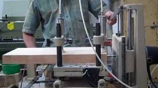 Door Williams amp Hussey Moulder Multi Router Mortise amp Tenon Virutex Makita [upl. by Yeldua]