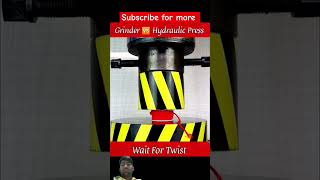 Grinder Vs Hydraulic press amazingfacts hydrolicpress hydrolikpress hydraulicpress cricket [upl. by Hamner]