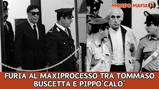 SCONTRO tra Tommaso Buscetta e Pippo Calò Maxiprocesso a Cosa Nostra [upl. by Circosta749]