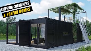 8 Amazing Shipping Containers And Prefab Homes [upl. by Jannel]