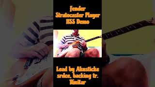 Fender Stratocaster Player HSS  Demo  Lead Tone  Akusticke srdce Melody amp TGuitar Backing Track [upl. by Abbot986]