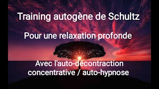 Sophrologie  Training autogène de Schultz Relaxation profonde [upl. by Acul860]