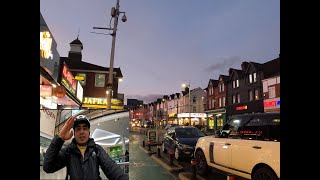 Manchester City UK Wilmslow Road Tour Famous Asian Food Road [upl. by Milburt]