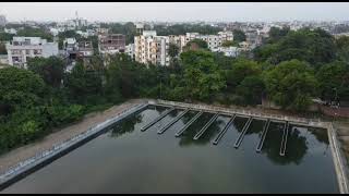 Drone view of MASROOR RESIDENCY Vacation Apartment Hotel  Bhelupura VARANASI  Pretty Garden View [upl. by Remos]