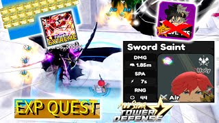 6Star Reinhard New EXP ticket Raid Air META  4 Units Solo Gameplay  All Star Tower Defense [upl. by Fons]