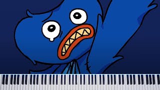 Wanna Live Meme  Piano Tutorial  Huggy Wuggy [upl. by Nortna]