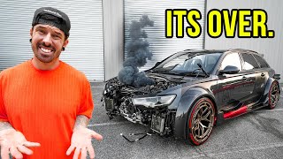 REBUILDING A WRECKED AUDI RS6 GT3 1 [upl. by Euqitsym80]