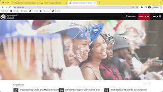 TUT How to check admission status 2024 amp 2025 Tshwane University Of Technology [upl. by Trembly]