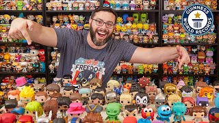 Largest Collection of Funko Pops  Guinness World Records [upl. by Gudrun]