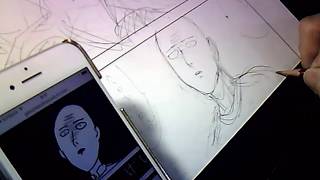 Yusuke MURATA  Live Drawing 26 Pencilling amp Inkink manga page [upl. by Anavlys]