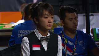 KL2017 29th SEA Games  Billiards amp Snooker  Womens Singles 9 Ball Pool PREQF  INA 🇮🇩 vs VIE 🇻🇳 [upl. by Rehpotsrihc214]