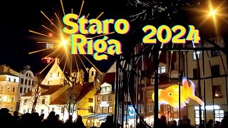 Staro Rīga Сияй Рига 2024 [upl. by Acenahs937]