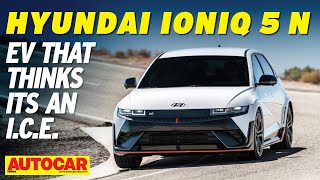 Hyundai Ioniq 5 N review  This EV sounds wild  First Drive  Autocar India [upl. by Yerocal518]