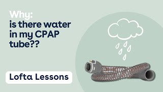 Why is There Water in My CPAP TubeHose  How to Stop Rainout [upl. by Ahseital]