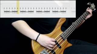 Samael  Black Trip Bass Only Play Along Tabs In Video [upl. by Phaih]