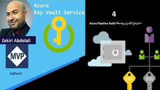 Azure Key Vault 4  استرجاع الاسرار Azure Pipelines Build Yaml [upl. by Enaed]