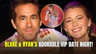 Blake Lively amp Ryan Reynolds Cuddle in Matching Outfits at Taylor Swifts NOLA Eras Tour Show ❤️🎶 [upl. by Aynodal154]