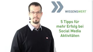 Social Media 5 Tipps für erfolgreiche Kampagnen  FAIRRANK TV  Wissenswert [upl. by Onaled]