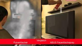 ABUS FLS580  Feuerlöschspray zur Hilfe bei Entstehungsbränden [upl. by Annod]