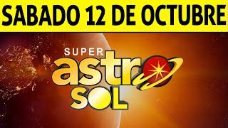 Resultado de ASTRO SOL del Sábado 12 de Octubre de 2024 SUPER ASTRO 😱💰🚨 [upl. by Anileda941]