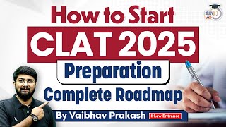 How to Start CLAT 2025 Preparation  CLAT 2025  StudyIQ Law Entrance [upl. by Aicatsue]