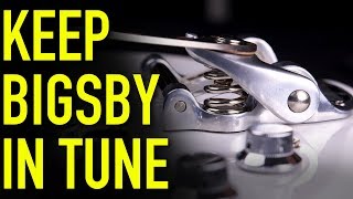 How to set up a Bigsby vibrato [upl. by Lleirbag]