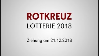 Ziehung der Rotkreuz Lotterie 2018 [upl. by Maryellen541]