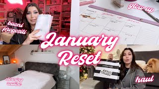 JANUARY RESET 2024💓 buoni propositi glow up routine ✨ MelissaTani [upl. by Diarmuid]