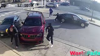 Armed Carjacking Fails  INSTANT KARMA  Self Defense  Victims Fight Back  worldfails [upl. by Marline]