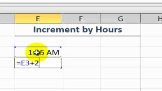 How to Use AutoFill and Excel Formulas Increment Time Intervals [upl. by Ynattirb613]