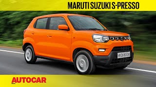 Maruti Suzuki SPresso  First Drive Review  Autocar India [upl. by Harp333]