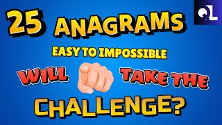 NEW Anagrams Quiz Game  How Many Will You Solve [upl. by Anitel]