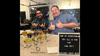 A Full Mead Tasting Flight At Brewlihan Mead Company brewlihan3497 [upl. by Ordnasil687]