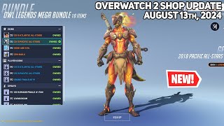 NEW OVERWATCH LEAGUE MEGA BUNDLE Overwatch 2 Shop Update August 13th 2024 [upl. by Assirk233]