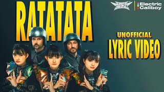 RATATATA LYRIC VIDEO  Electric Callboy amp BABYMETAL [upl. by Pare663]