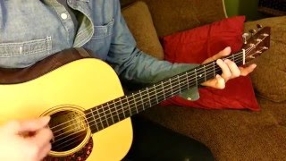 HOW TO PLAY quotBURNquot BY RAY LAMONTAGNE [upl. by Idet365]