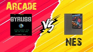 Comparison Series GYRUSS  Arcade v NES [upl. by Lleret]