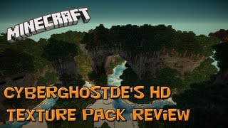 Minecraft  Cyberghostdes HD Texture Pack Review HD [upl. by Giordano238]